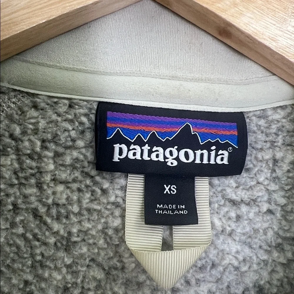Patagonia - Better Sweater Quarter Zip Quarter Natural Beige Pullover Size XS